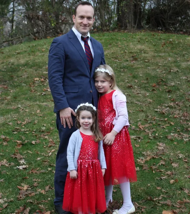 Todd with his daughter